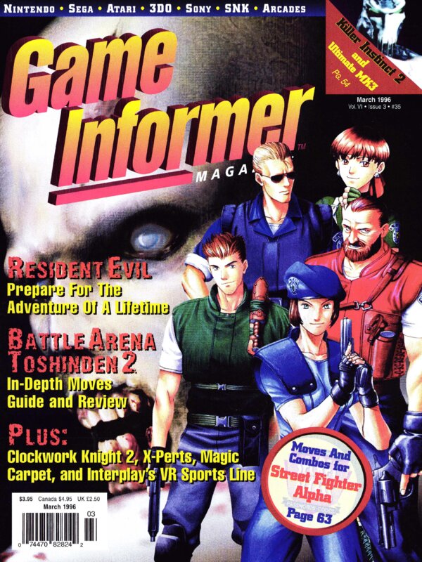 Game Informer Issue 35 (March 1996) cover